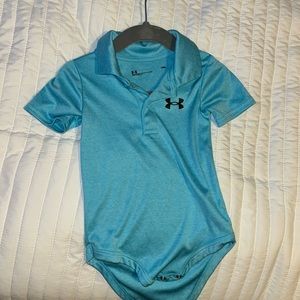 18M light blue Under Armor polo